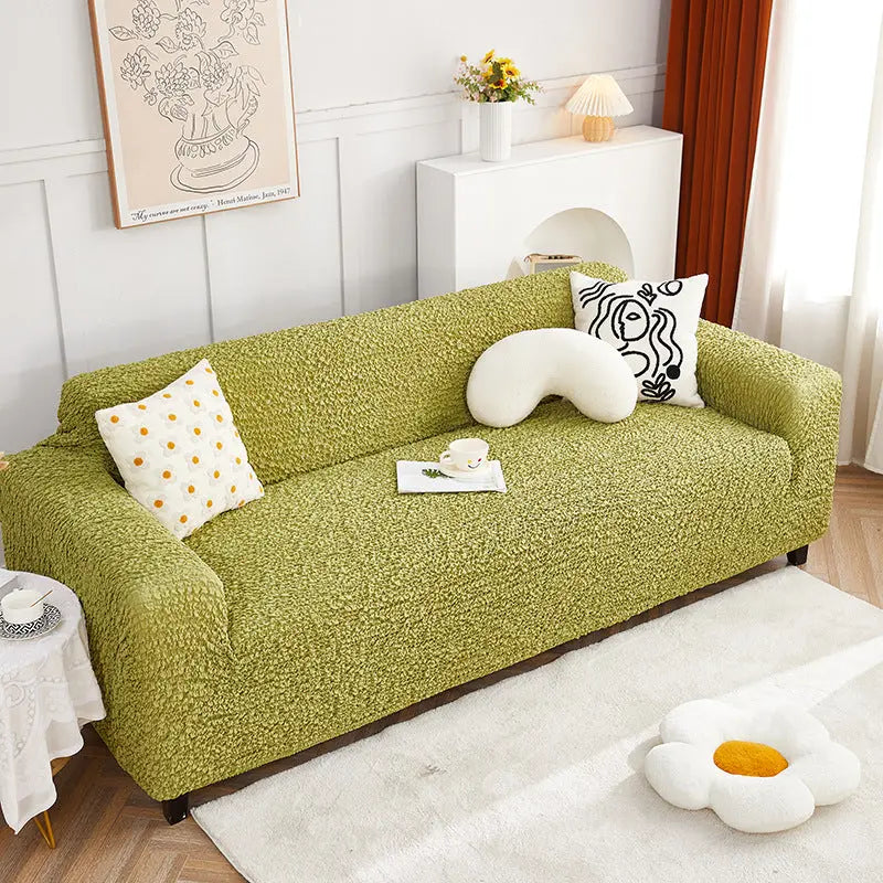 Crfatop Easy Fitted Sofa Couch Cover S-Green