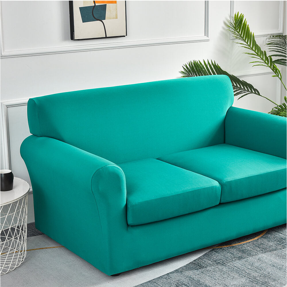 Crfatop Stretch Sofa Slipcovers with Separate Cushion Covers 