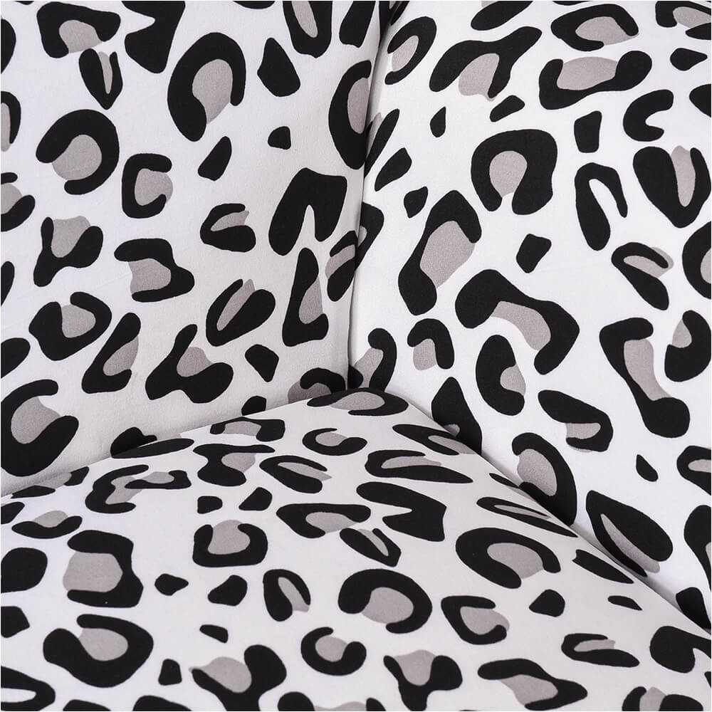 Crfatop Unique Printed Sofa Cover 4 Pieces Couch Cover for 3 Separate Seat Cushion 