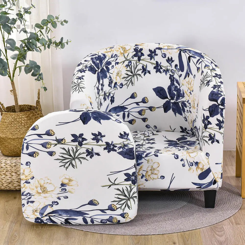 2 Pieces Tub Chair Slipcovers Club Chair Covers Crfatop %sku%