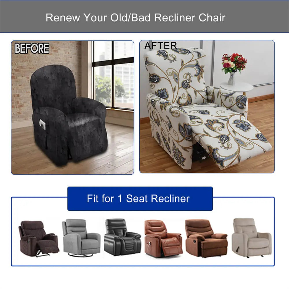 Stretchable 2025 recliner covers