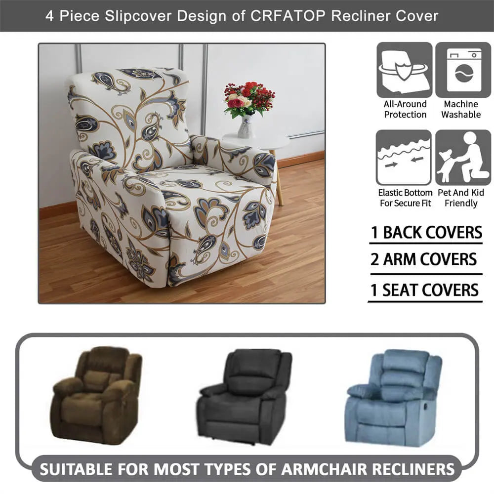 Stretchable 2025 recliner covers