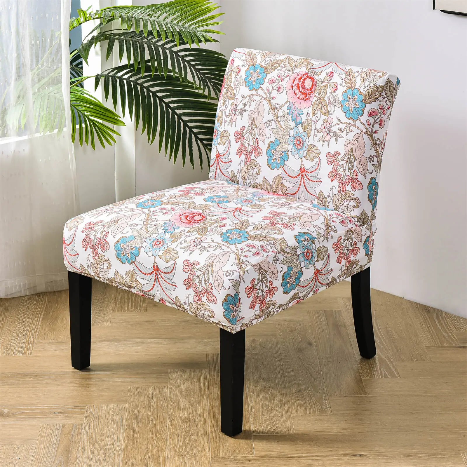 Accent chair slipcover armless hot sale