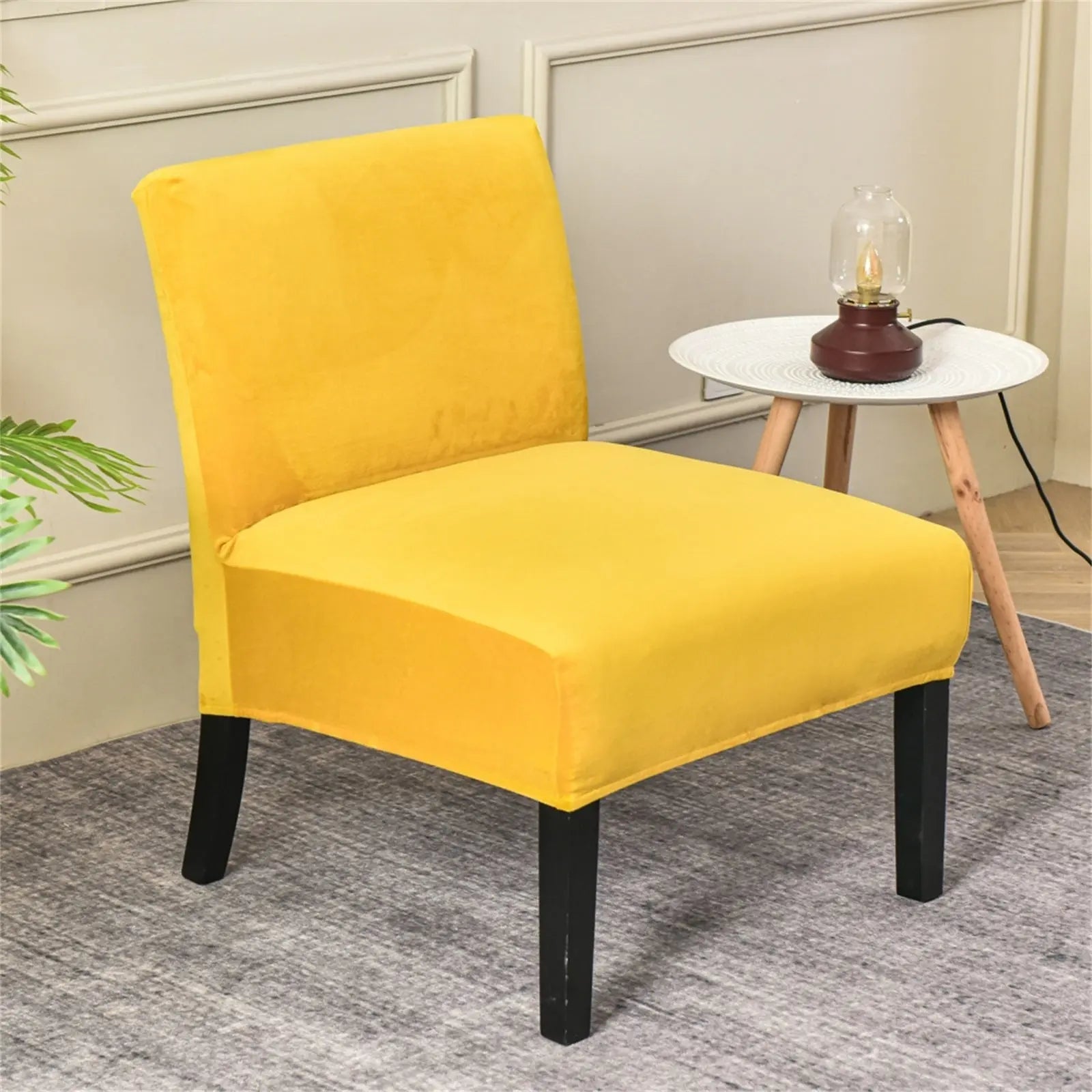 Mustard discount chair covers