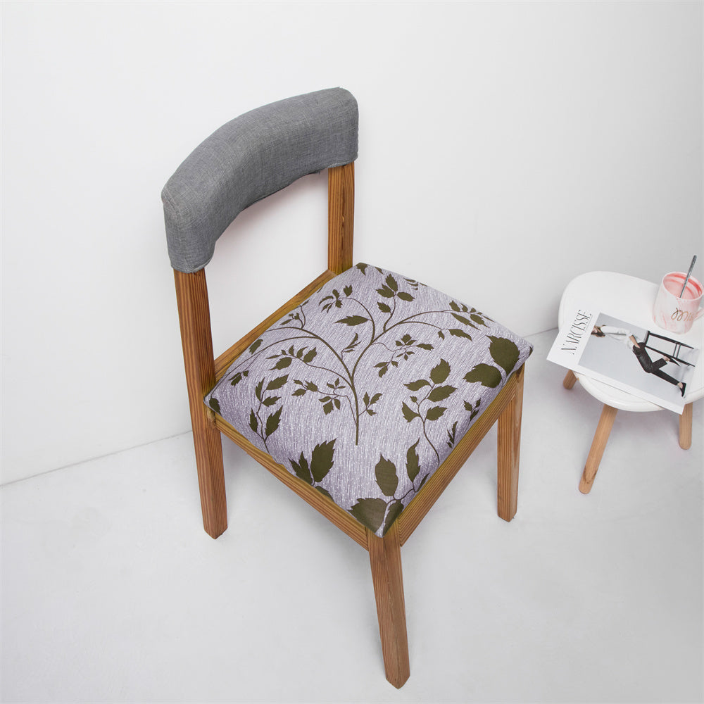 Removeable Chair Seat Cover for Dining Room Washable Stretch Chair Upholstered Slipcover Crfatop %sku%