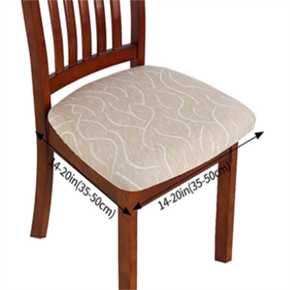 Removeable Chair Seat Cover for Dining Room Washable Stretch Chair Upholstered Slipcover Crfatop %sku%