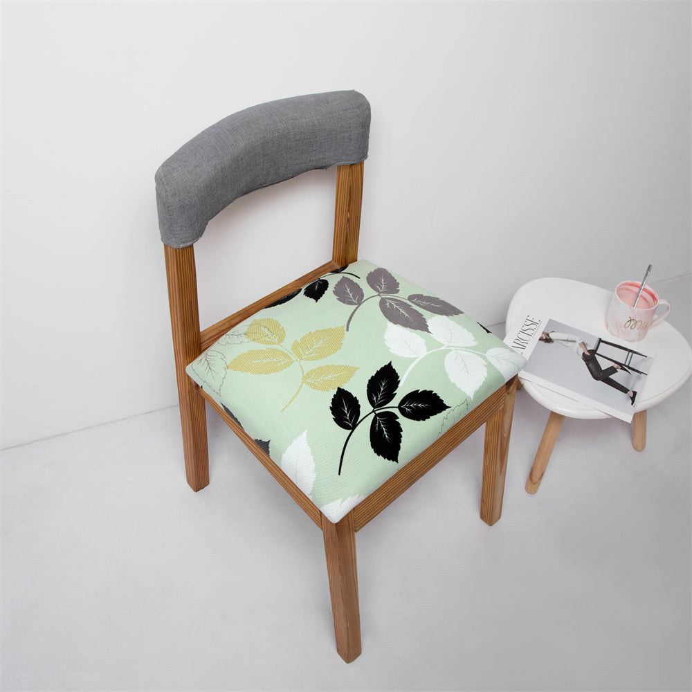 Removeable Chair Seat Cover for Dining Room Washable Stretch Chair Upholstered Slipcover Crfatop %sku%