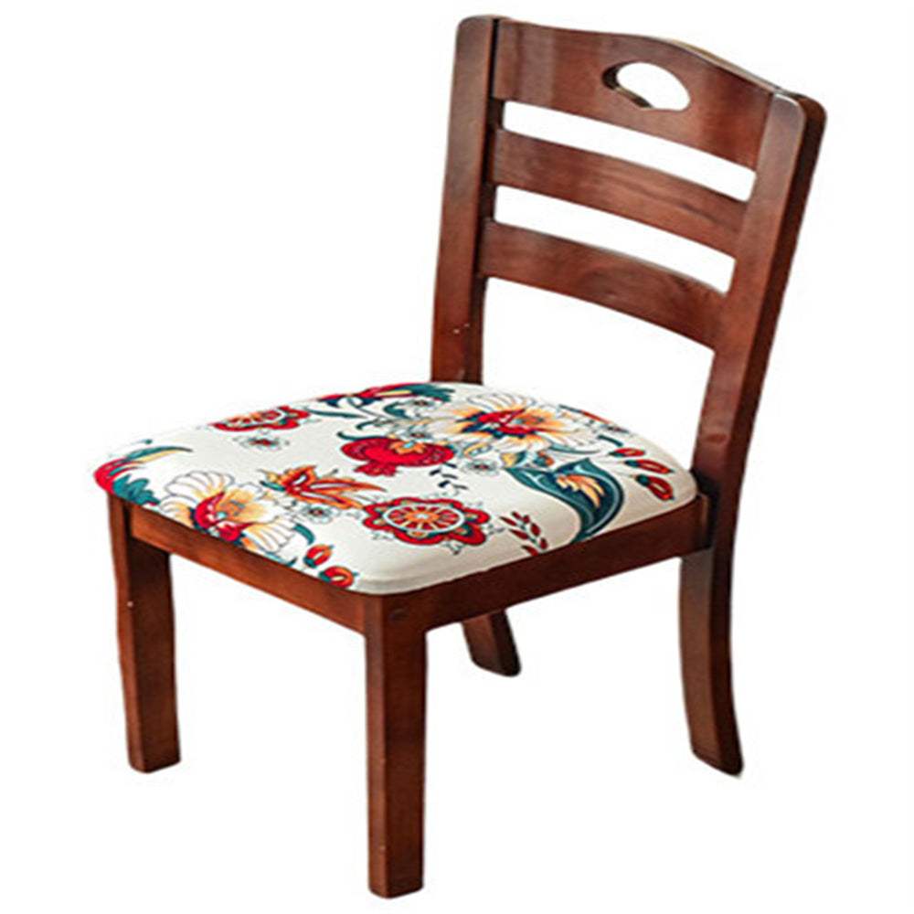 Floral Chair Seat Slipcover High Stretch 2 Pieces Chair Seat Cushion Cover for Dining Room Crfatop %sku%