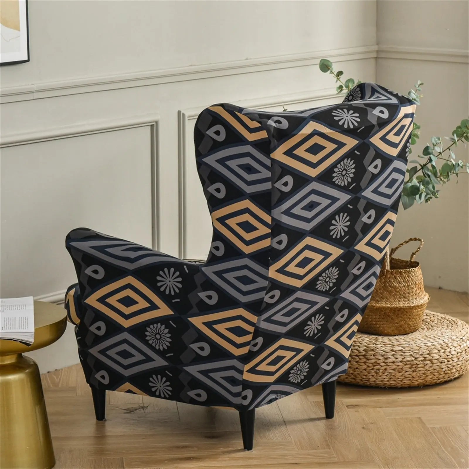 Swivel armchair outlet slipcover