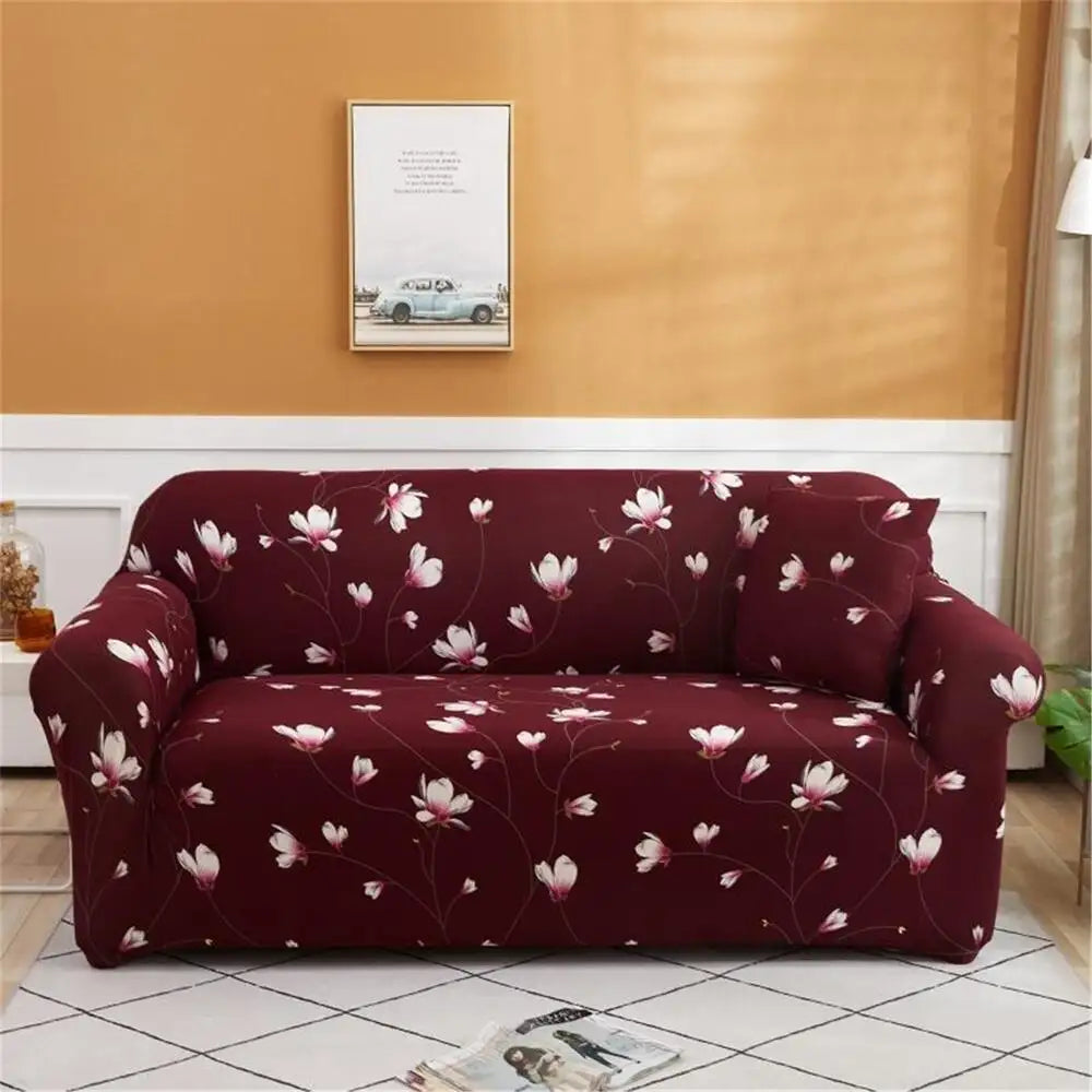 Elegent Sofa Slipcover One-piece Printing Couch Cover for Armchair Loveseat 3-seater Crfatop %sku%