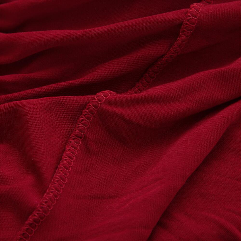 Red Futon Slipcover Solid Color Stretch Plaid Box Cushion Futon Sofa Cover Crfatop %sku%