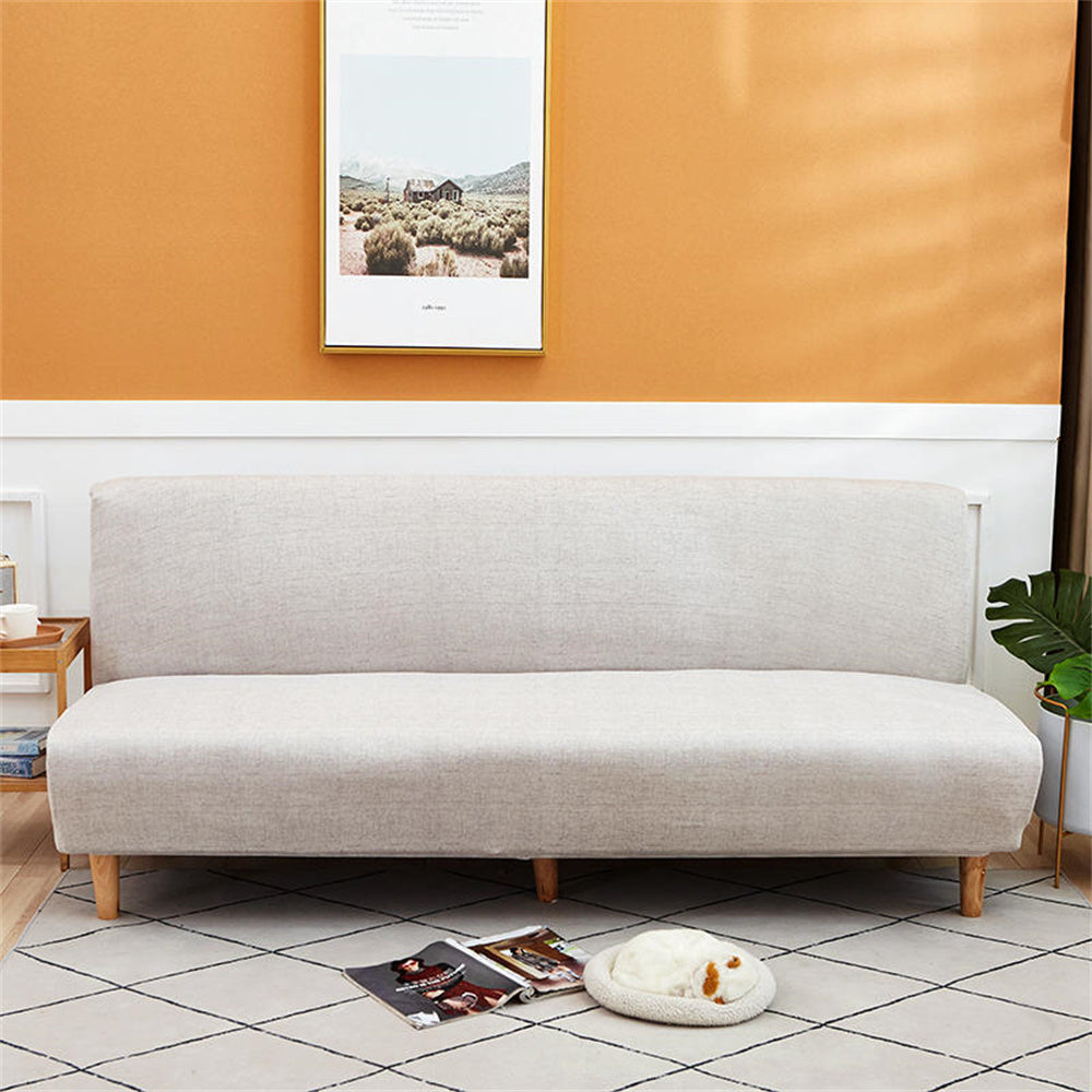 Floral Armless Futon Cover Box Cushion Loveseat Slipcover FU008 Crfatop %sku%