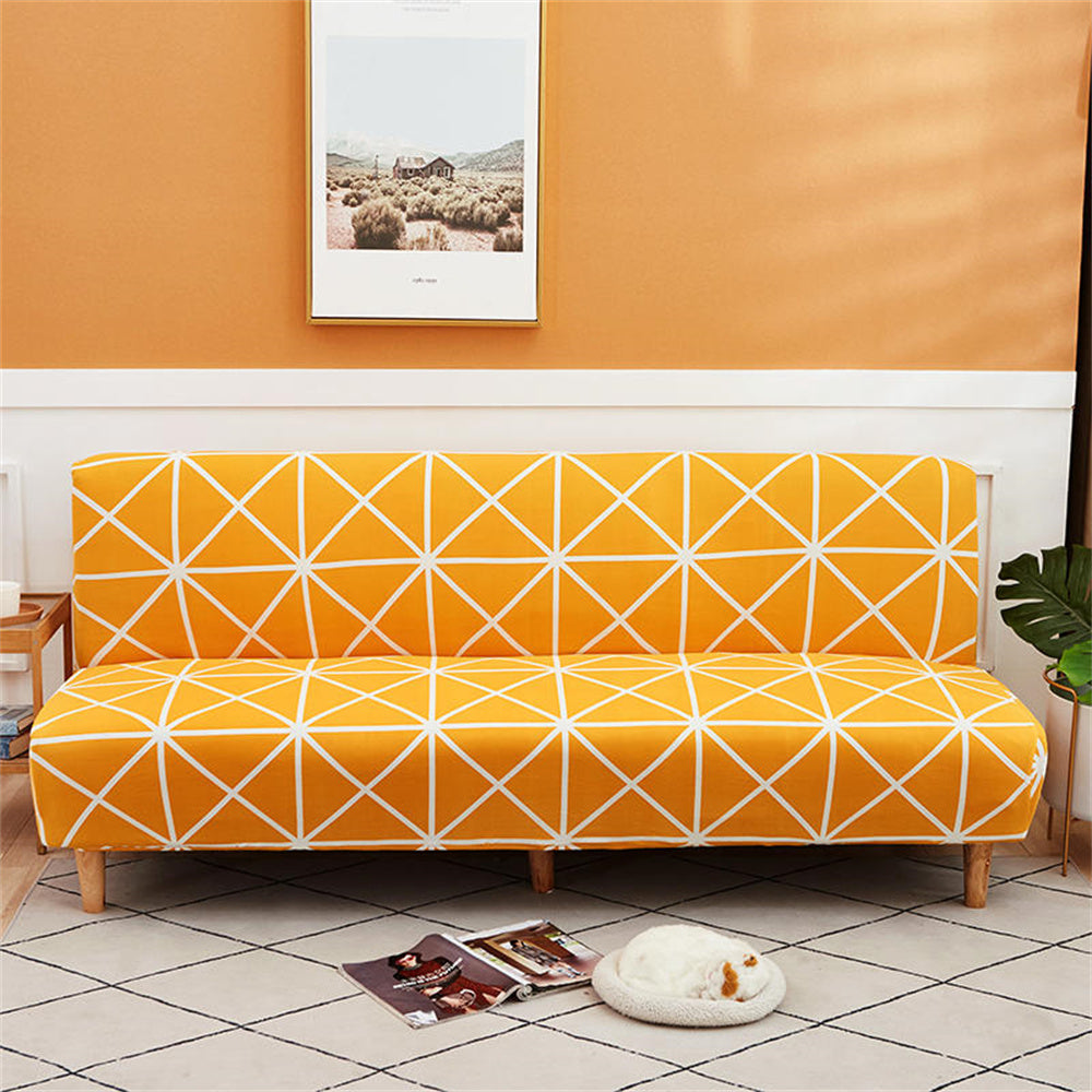 Slipcover for Futon Large Foldable Armless Sofa Bed Cover Couch Slipcover Crfatop %sku%