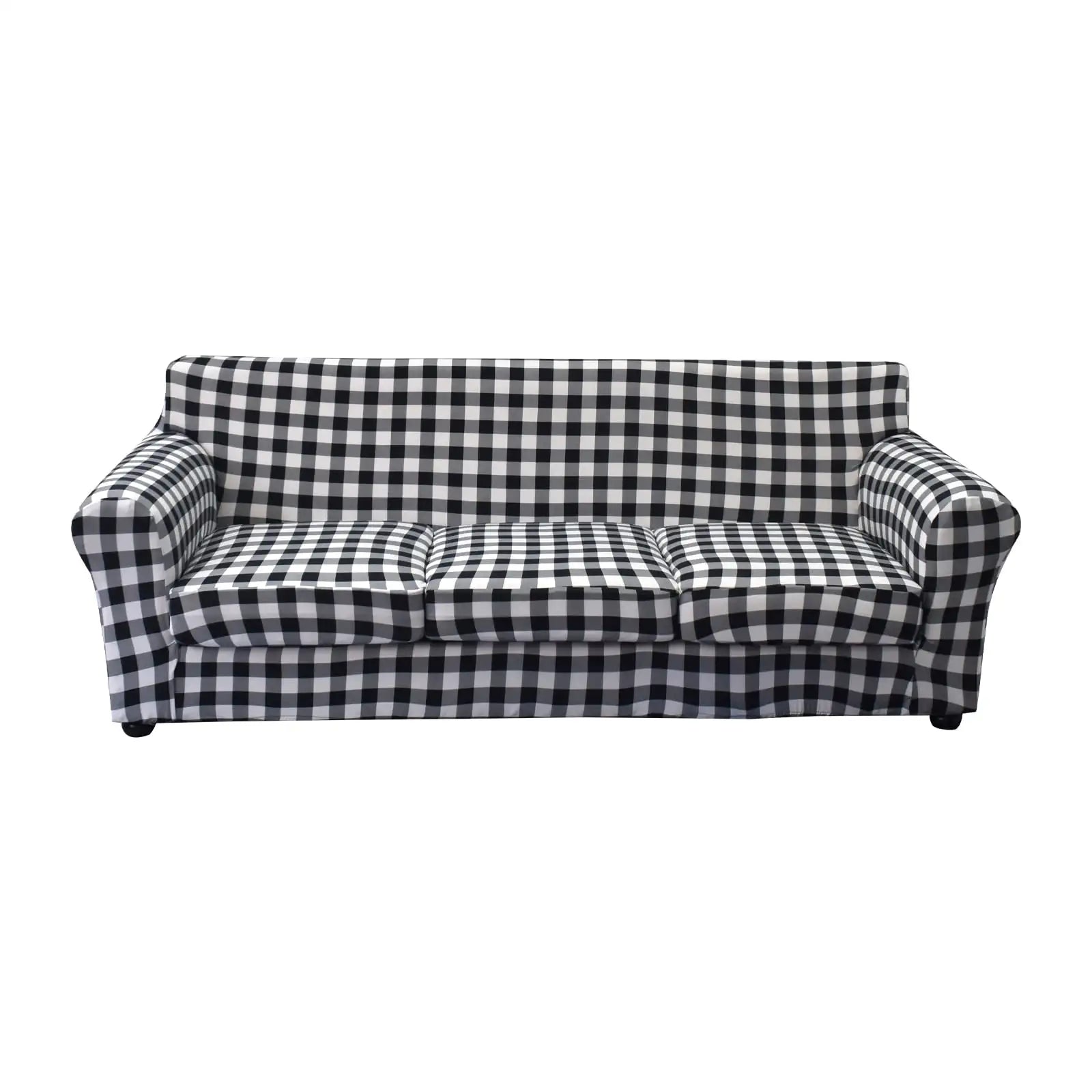 Buffalo plaid loveseat discount cover