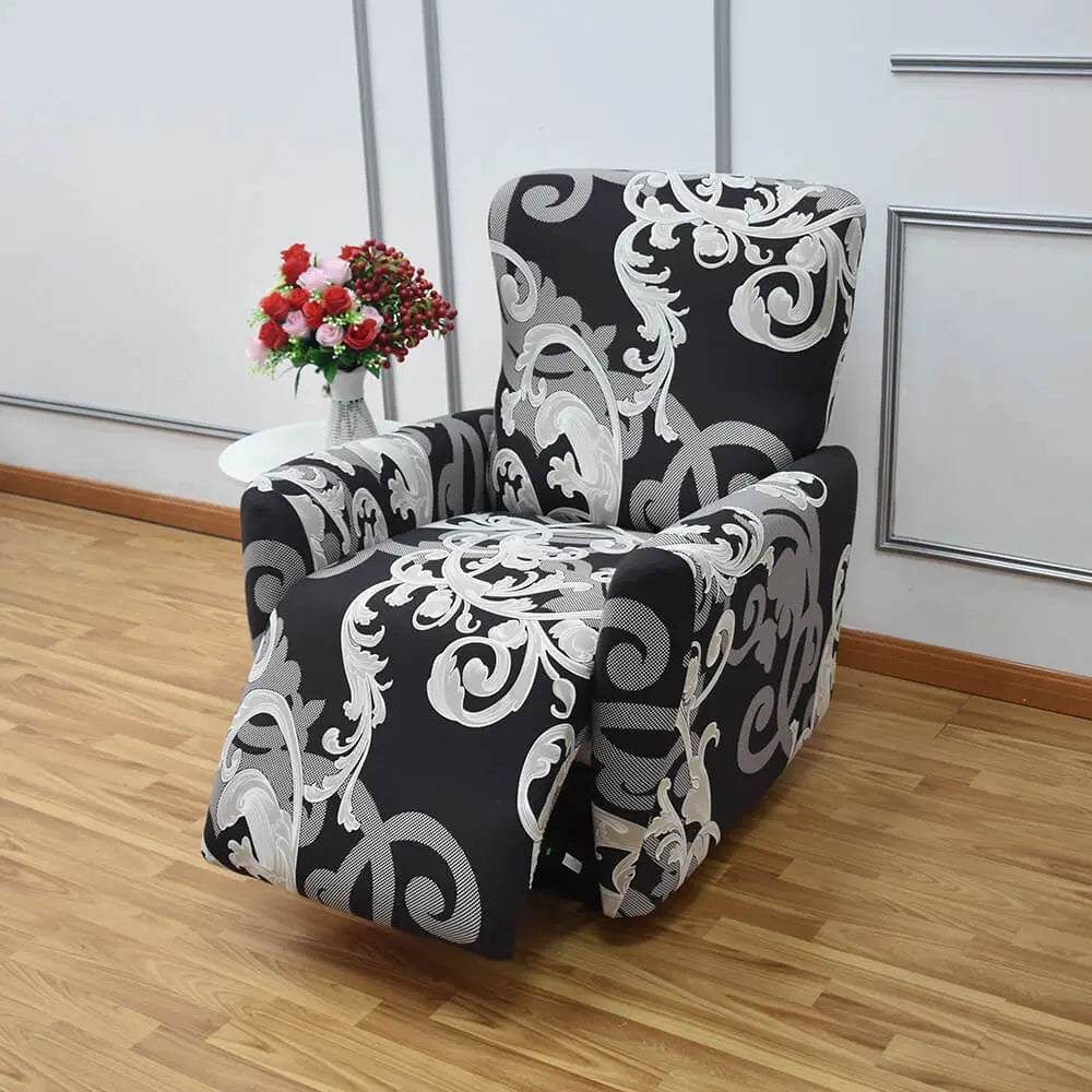 Graffiti Printing Sofaprint Recliner Sofa Cover 4-Piece Stretch Fit Couch Slipcover Crfatop %sku%