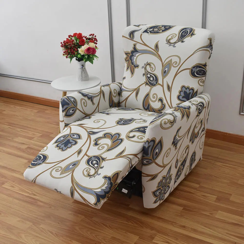 Graffiti Printing Sofaprint Recliner Sofa Cover 4-Piece Stretch Fit Couch Slipcover Crfatop %sku%