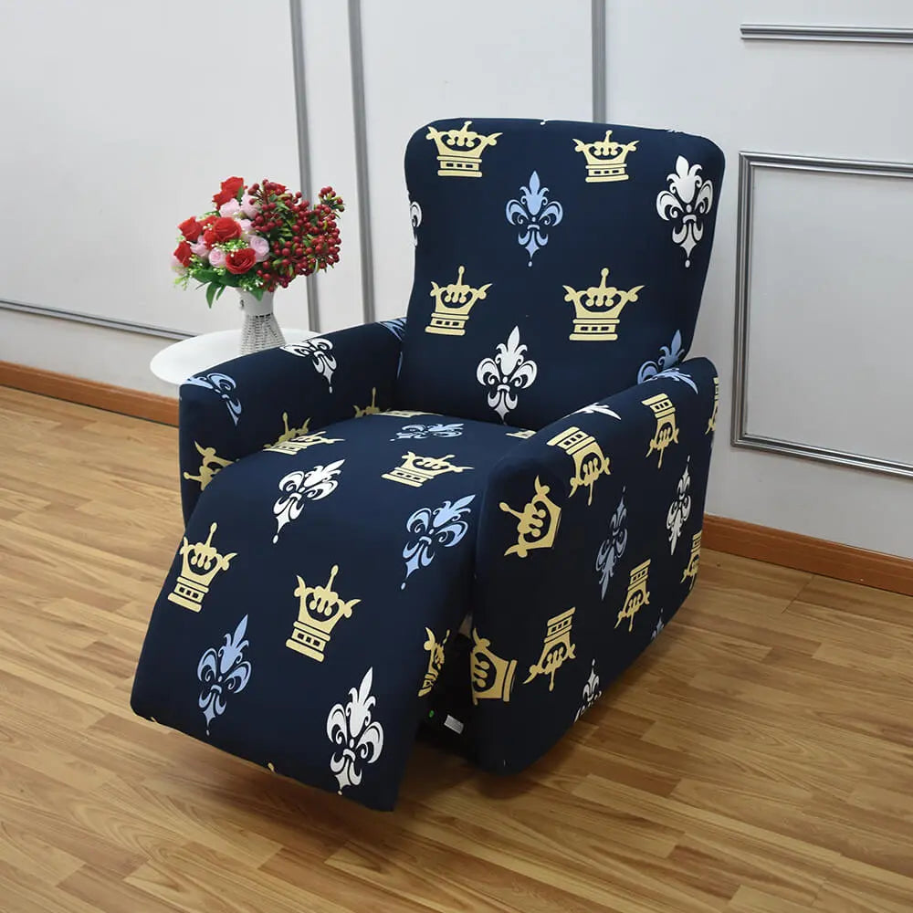 Graffiti Printing Sofaprint Recliner Sofa Cover 4-Piece Stretch Fit Couch Slipcover Crfatop %sku%