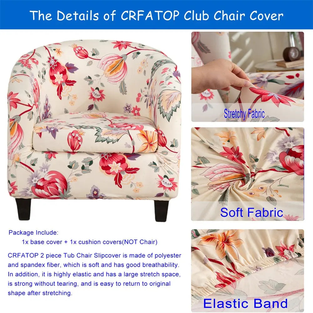 Large tub chair discount covers