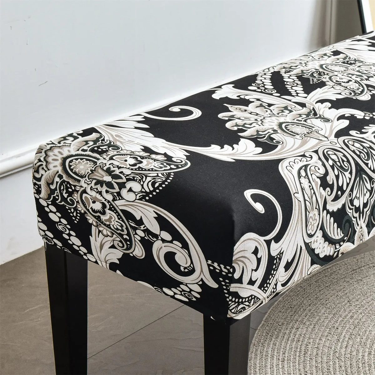 One Piece Dining Bench Slipcover Removable High Stretch Bench Seat Furniture Protector Crfatop %sku%