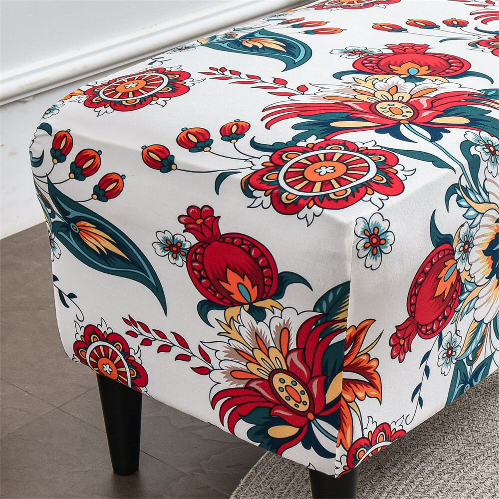 Fun Printing Ottoman Slipcover Strethy Washable Footrest Sofa Cover Top Level Crfatop %sku%