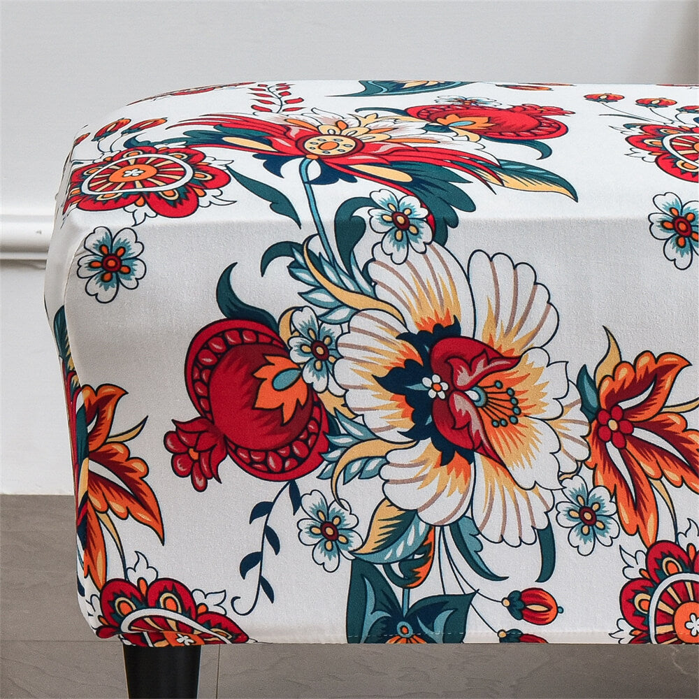 Fun Printing Ottoman Slipcover Strethy Washable Footrest Sofa Cover Top Level Crfatop %sku%