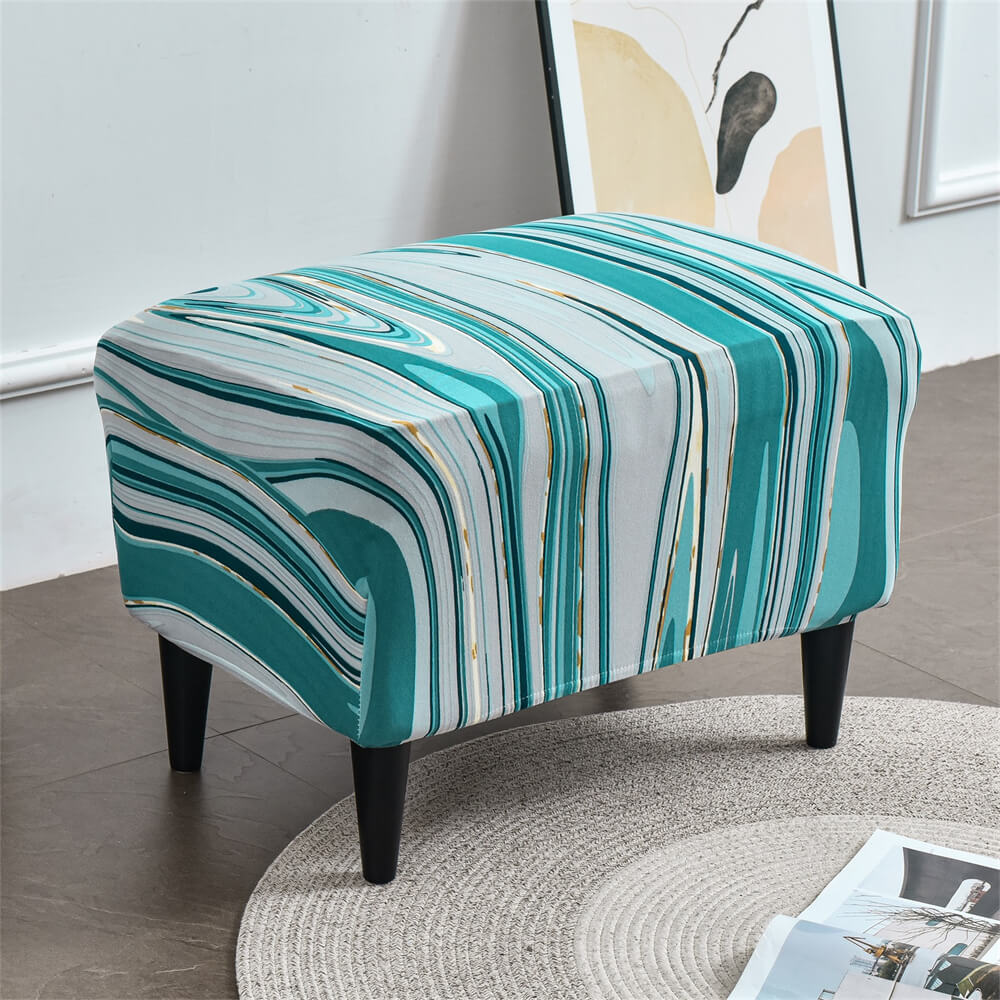 Fun Printing Ottoman Slipcover Strethy Washable Footrest Sofa Cover Top Level Crfatop %sku%