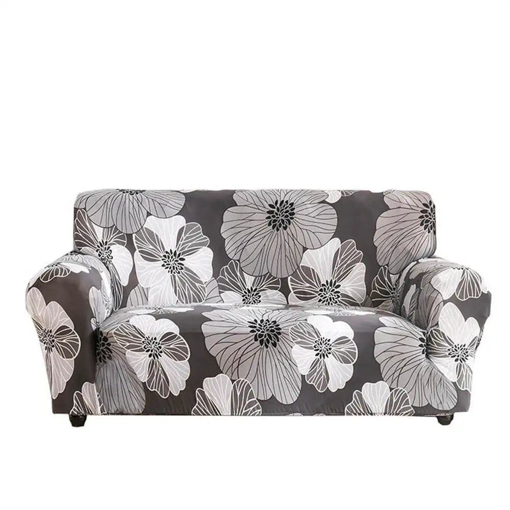 Printing Loveseat Slipcover One-piece 3-seater Sofa Cover Crfatop %sku%