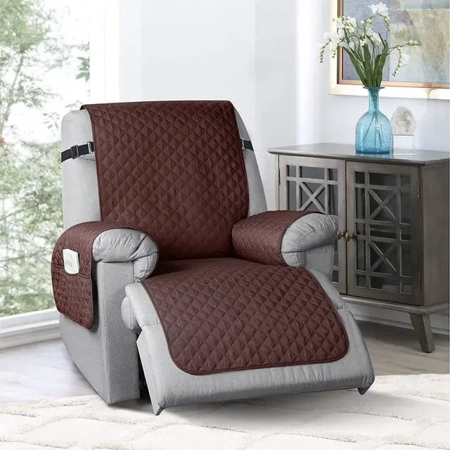 Quilted Recliner Covers for Recliner Chair with Pocket Crfatop %sku%