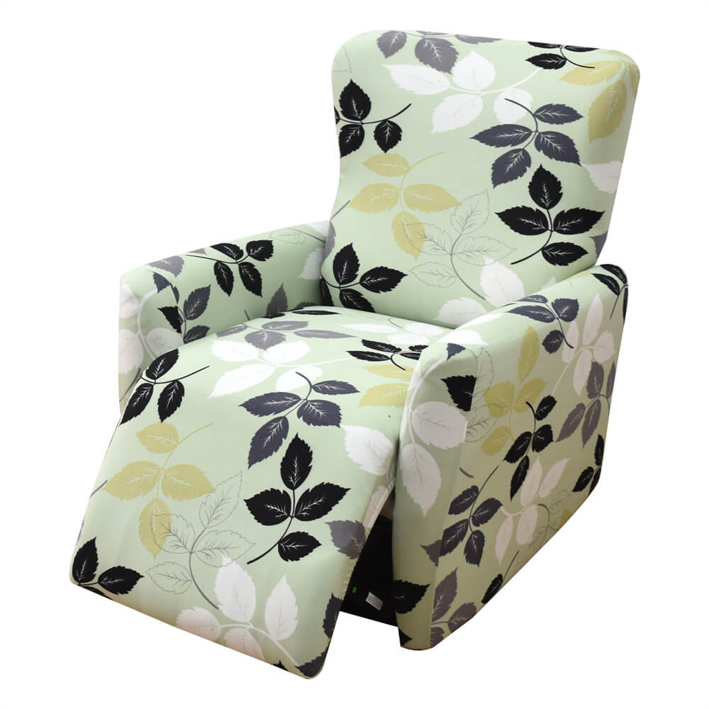 4 Pieces Floral Prints Seat Recliner Sofa Cover Stretchable Couch Slipcover for Kids Pet Crfatop %sku%