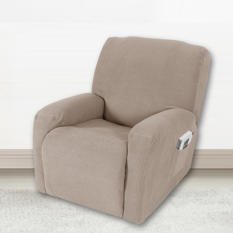 Modern Style Recliner Slipcover Solid Color Single Non-slip Sofa Cover RC0030 Crfatop %sku%