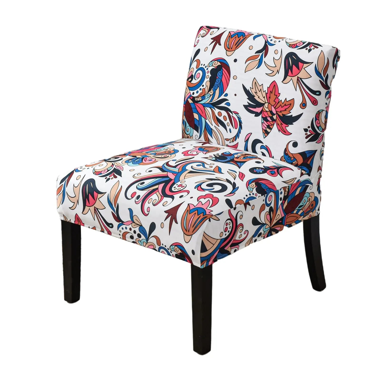 Armless chair slipcover online stretch