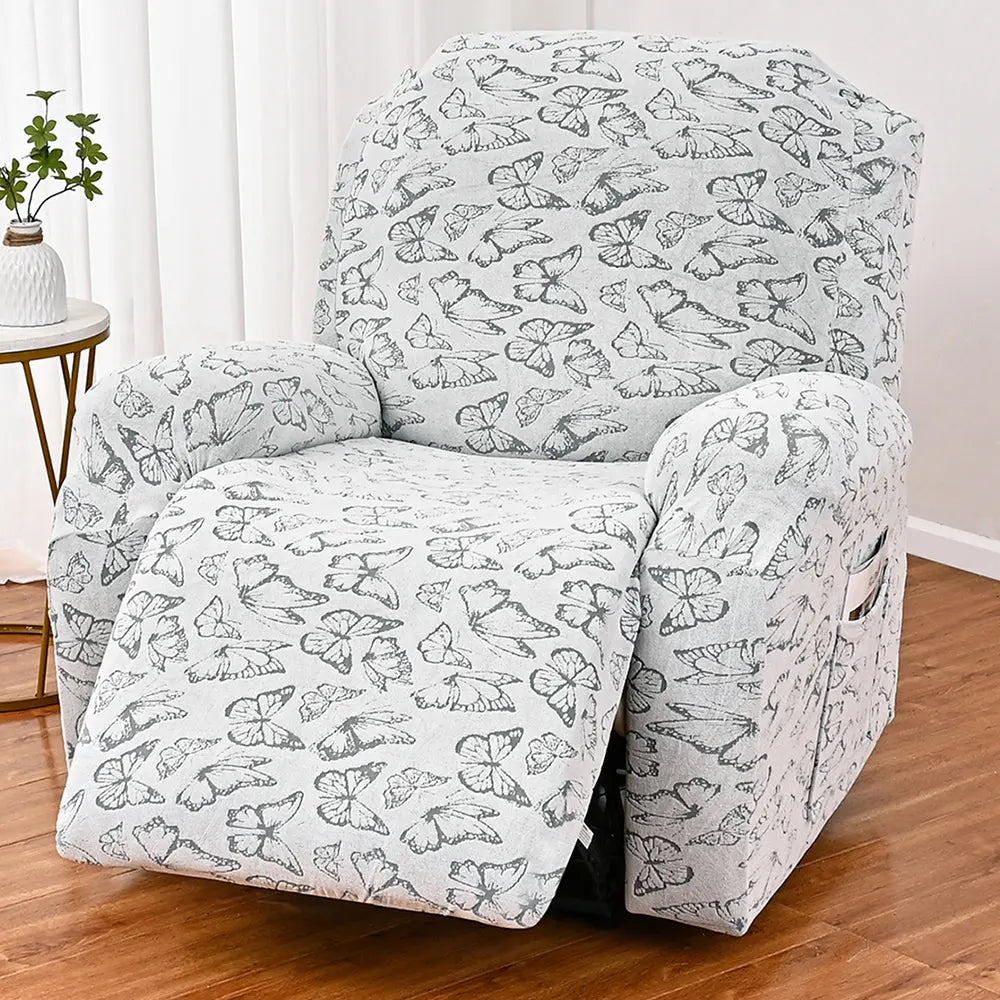 Soft Recliner Chair Slipcover Jacquard Fabric Lazy Boy Sofa Slipcover