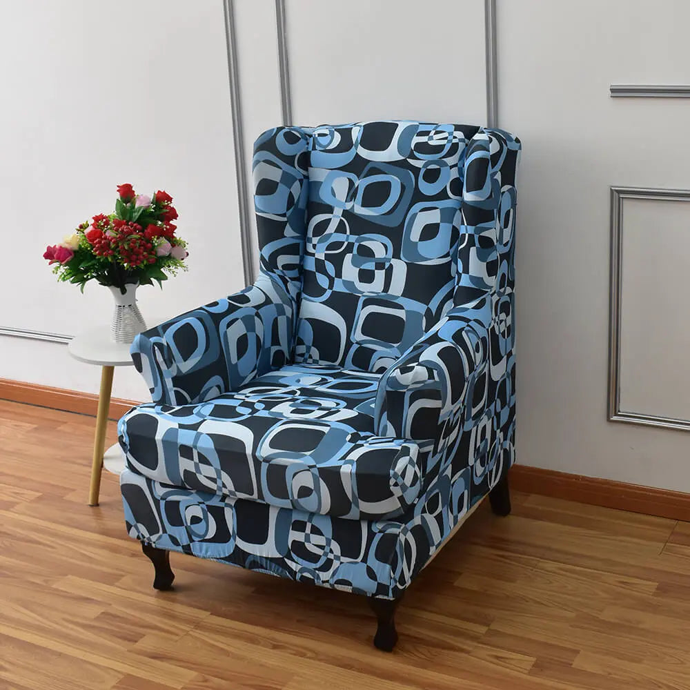 Spandex Fabric Wingback Armchair Covers Crfatop %sku%