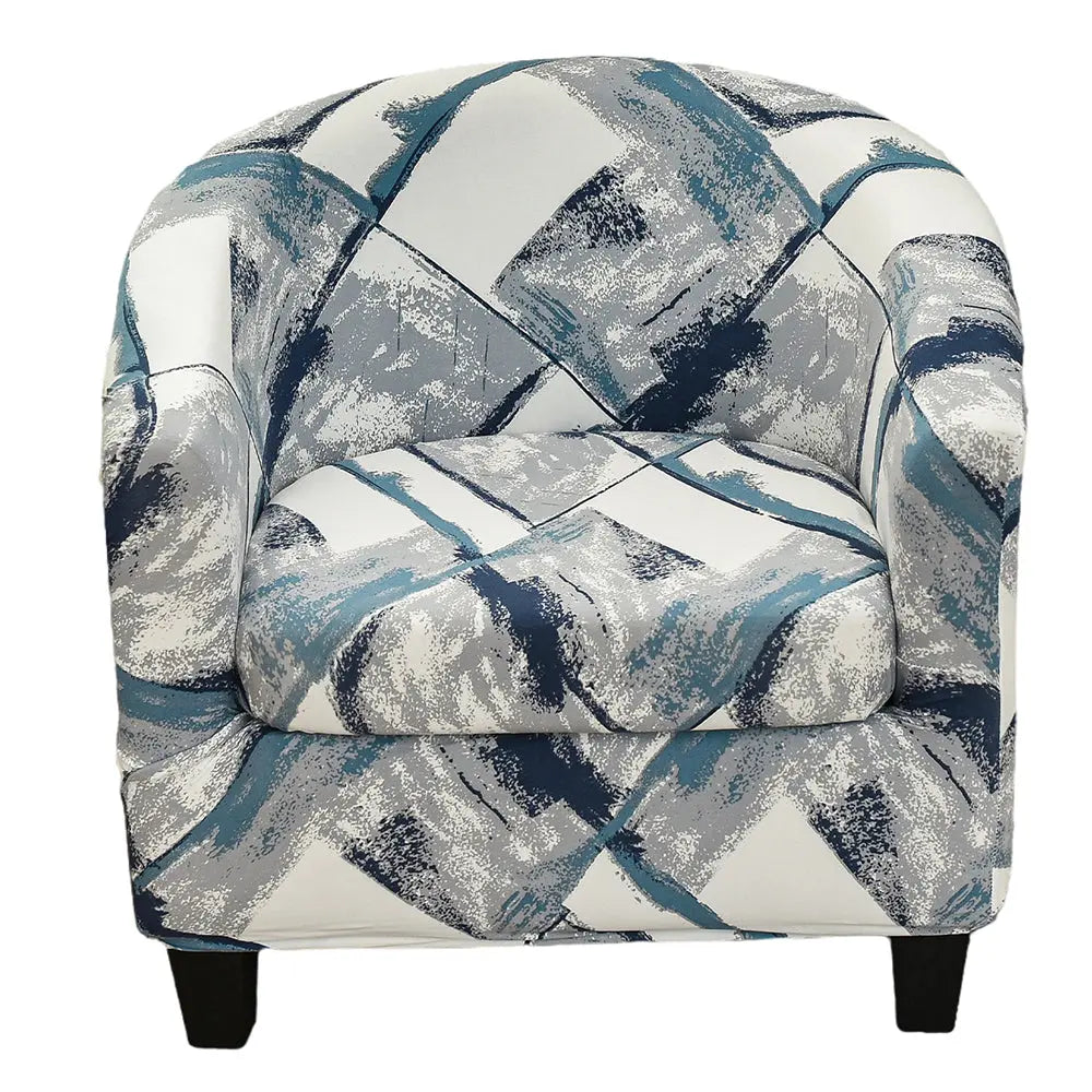 Stretch 2 Pics Floral Printing Tub Chair Slipcovers Club Chair Slipcover Armchair Covers Crfatop %sku%