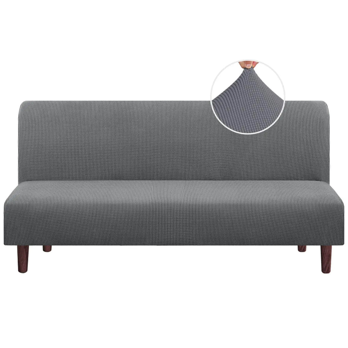 Stretch Armless Futon Slipcover Full Queen Size Crfatop %sku%