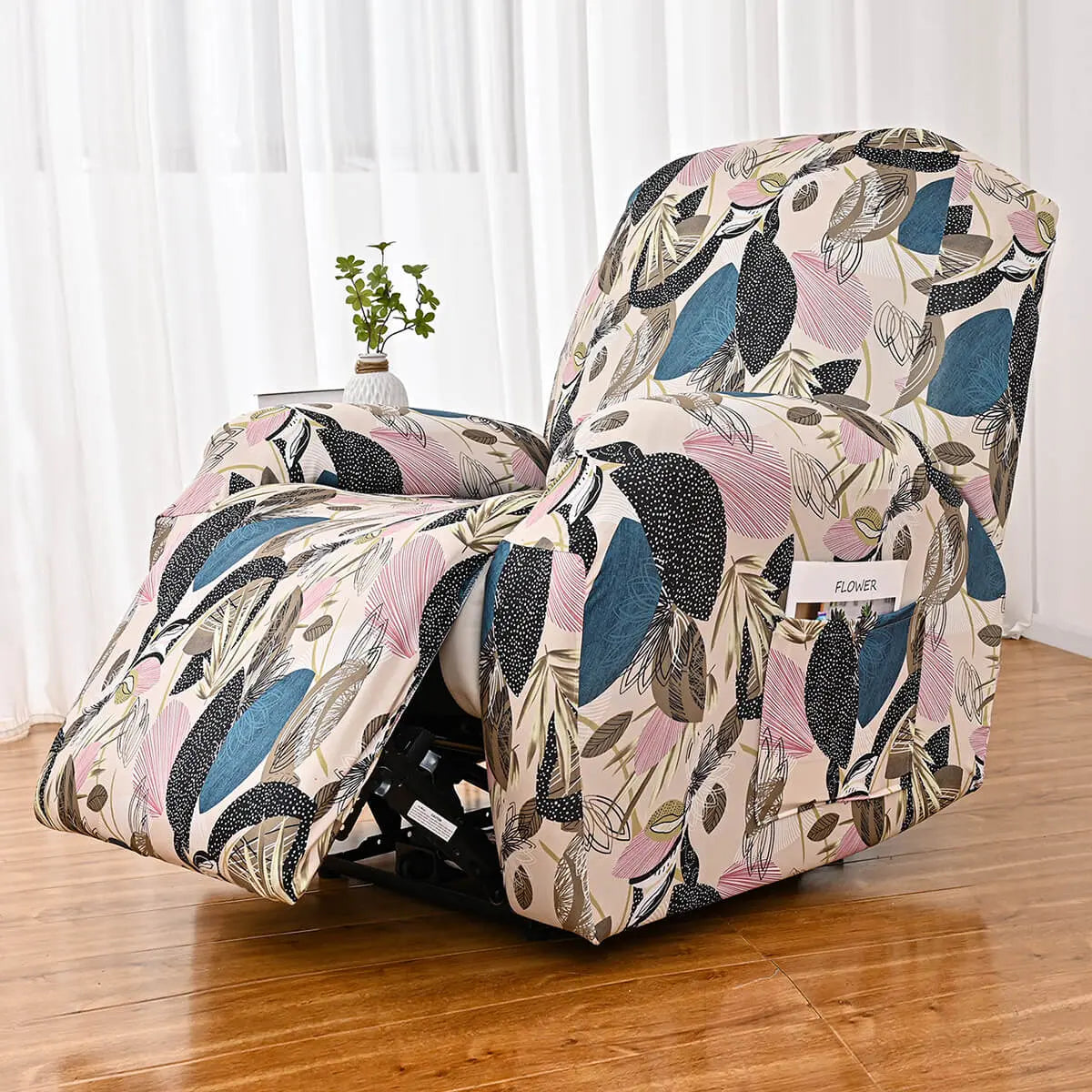 Stretch Printed Sofa Cover 4-Piece Lazy Boy Chair Covers Crfatop %sku%