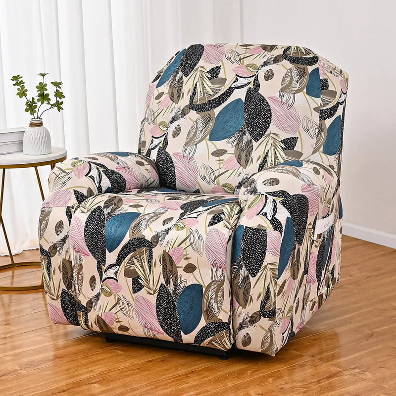 Stretch Printed Sofa Cover 4-Piece Lazy Boy Chair Covers Crfatop %sku%