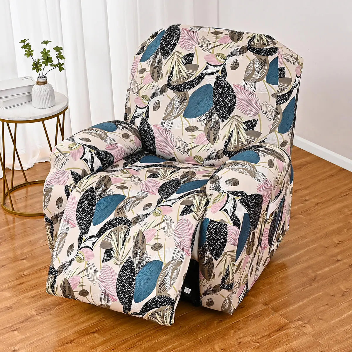 Stretch Printed Sofa Cover 4-Piece Lazy Boy Chair Covers Crfatop %sku%