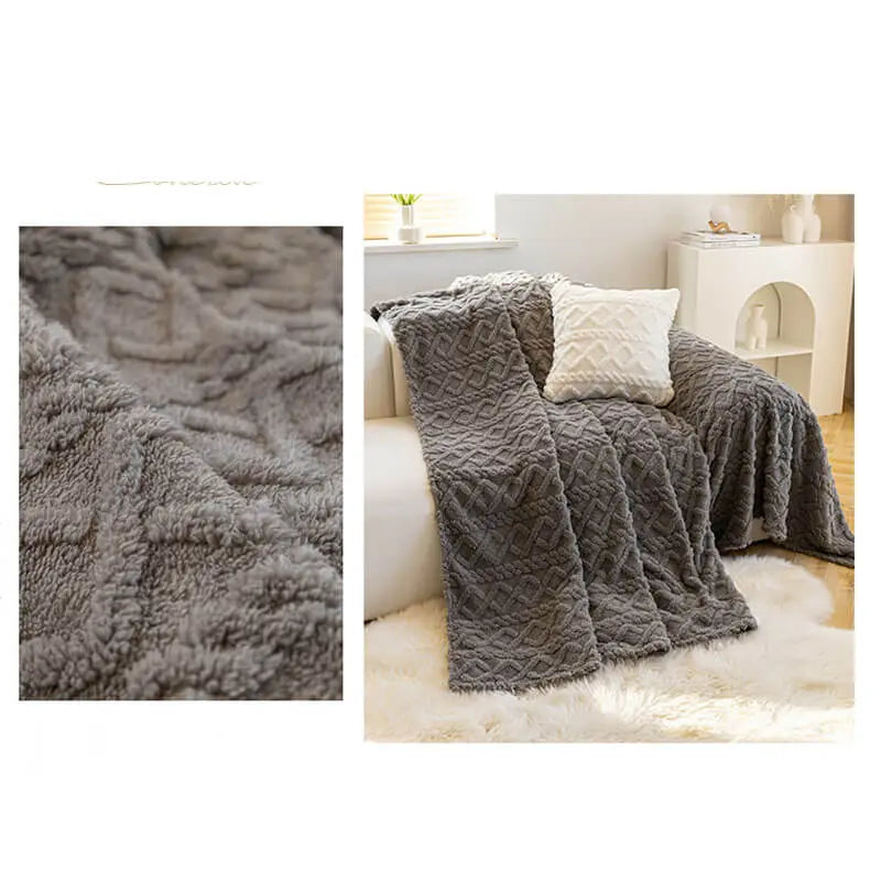 Sofa best sale throw grey